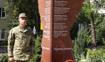 Кампус КПІ. Пам'ятник київським політехнікам, які віддали свої життя за волю і незалежність України