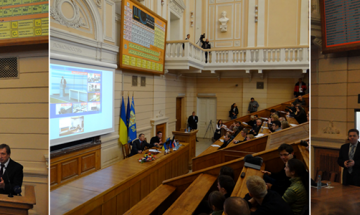 2013.11.28 Презентація аудиторій, обладнаних мультимедійною апаратурою для телетрансляцій, відеоконференцій та дистанційного навчання