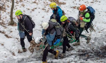 2019.02.24 змагання з техніки гірського туризму на сніжно-льодових дистанціях "Сніжний барс"