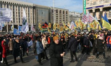 2020.01.15 акція протесту проти ухвалення нового закону "Про працю"