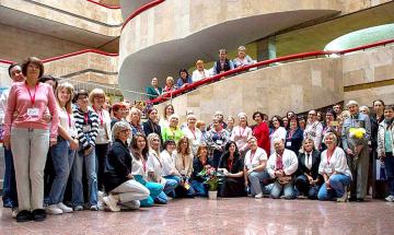 Employees of the KPI library and guests of the holiday