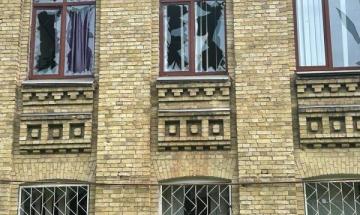 During a massive Russian bombardment, historic campus buildings were damaged