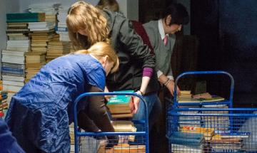 Kyiv Polytechnic recycles written-off printed matter for benefit of nature, its development