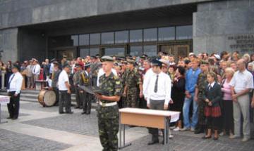 2007.09.01  День знань та складання Присяги на вірність українському народові курсантами 1, 2 та 3-го курсів