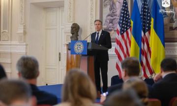 U.S. Secretary of State Anthony Blinken met with students of Igor Sikorsky Kyiv Polytechnic Institute