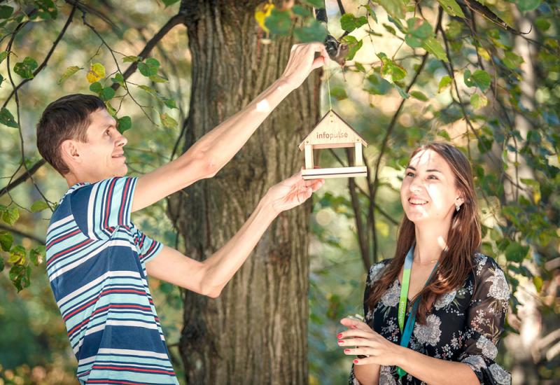 2018.09.21 a campaign in Igor Sikorsky Kyiv Polytechnic Institute park called “Feed the birds”