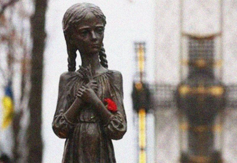 Kyiv. Memorial to the victims of the Holodomor