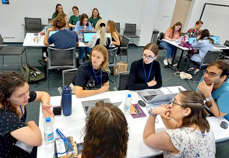 Students of FBMI and FBT adequately represented Igor Sikorsky Kyiv Polytechnic Institute in the international BioHackathon