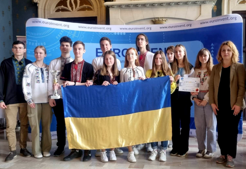 19.05.2023 Ліцеїсти КПІ перемогли на європейській виставці EUROINVENT