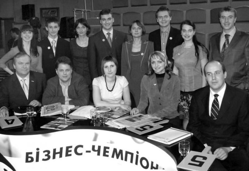 2008.04.20 Перемога студентів ФММ на телевізійному бізнес-чемпіонаті