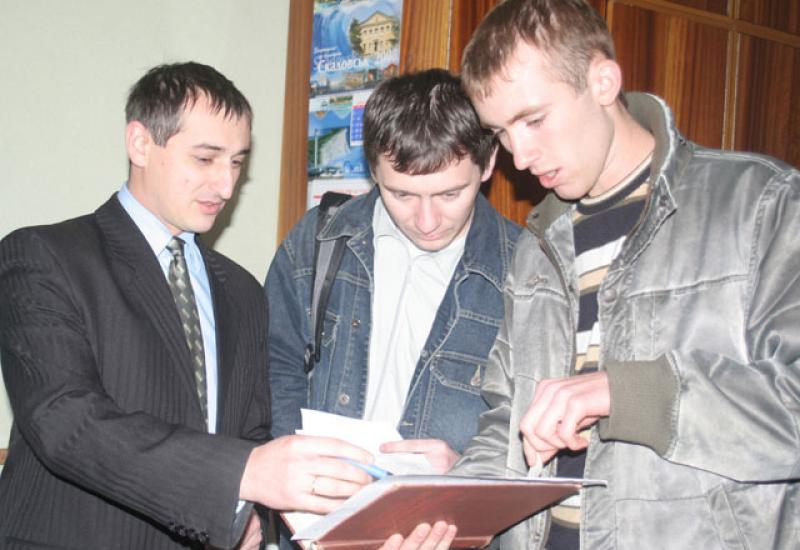 КПІ - 2008. М.Ямшинський із студентами