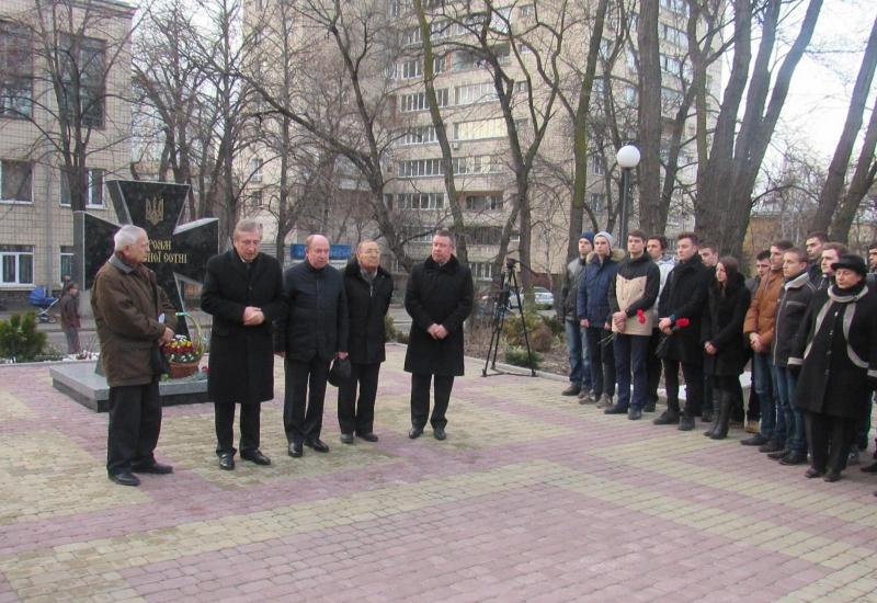 19.02.2016 Вшанування пам’яті Героїв Небесної сотні