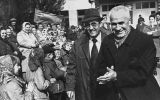 A meeting with his fellow countrymen in Savarka in  1976.